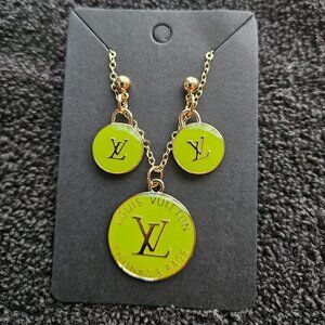 Trunks & Bags Charm Pendant and Earring Set